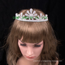 Красивые цветы дизайн короны женщин Crystal Tiara